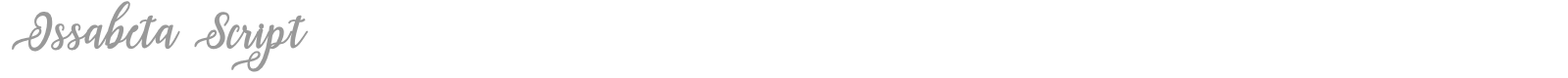 Issabeta Script font preview